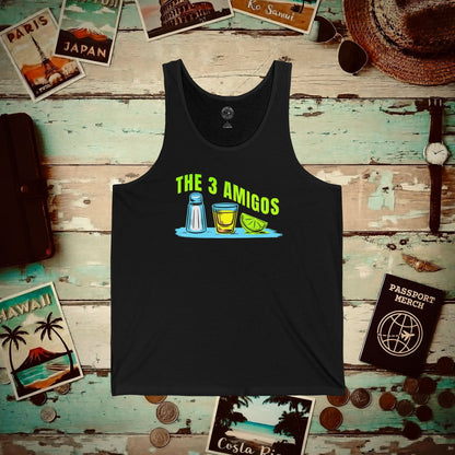 The 3 Amigos, Mexico Tank Top Black / XS