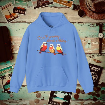 Three Little Birds, Jamaica Hoodie Carolina Blue / S