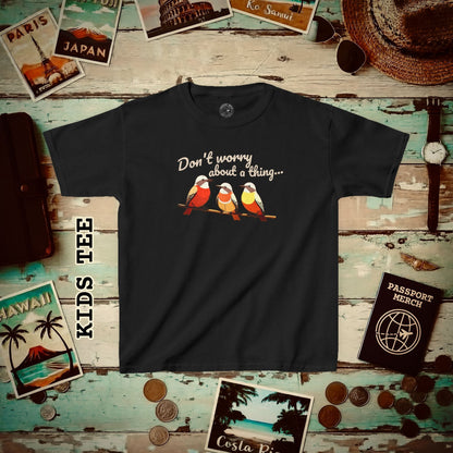 Three Little Birds, Jamaica Kids Tee Black / XS