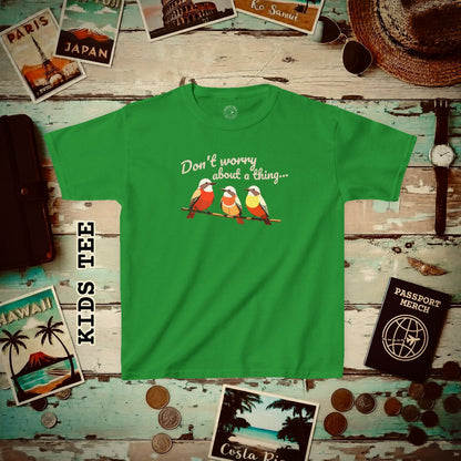Three Little Birds, Jamaica Kids Tee Irish Green / XS