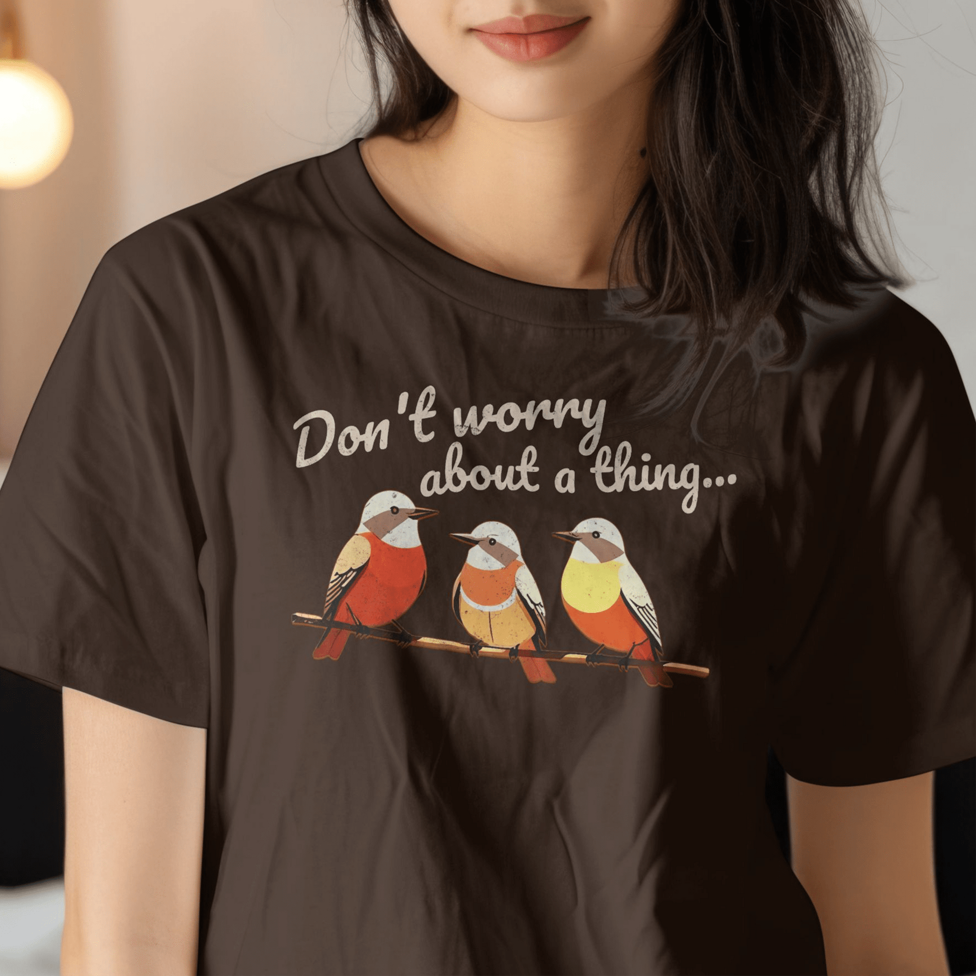 Three Little Birds, Jamaica T-Shirt Dark Chocolate / S
