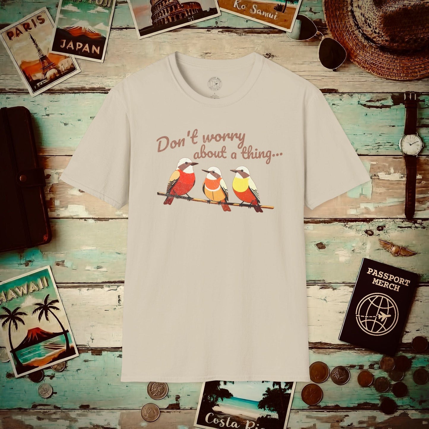 Three Little Birds, Jamaica T-Shirt Sand / S