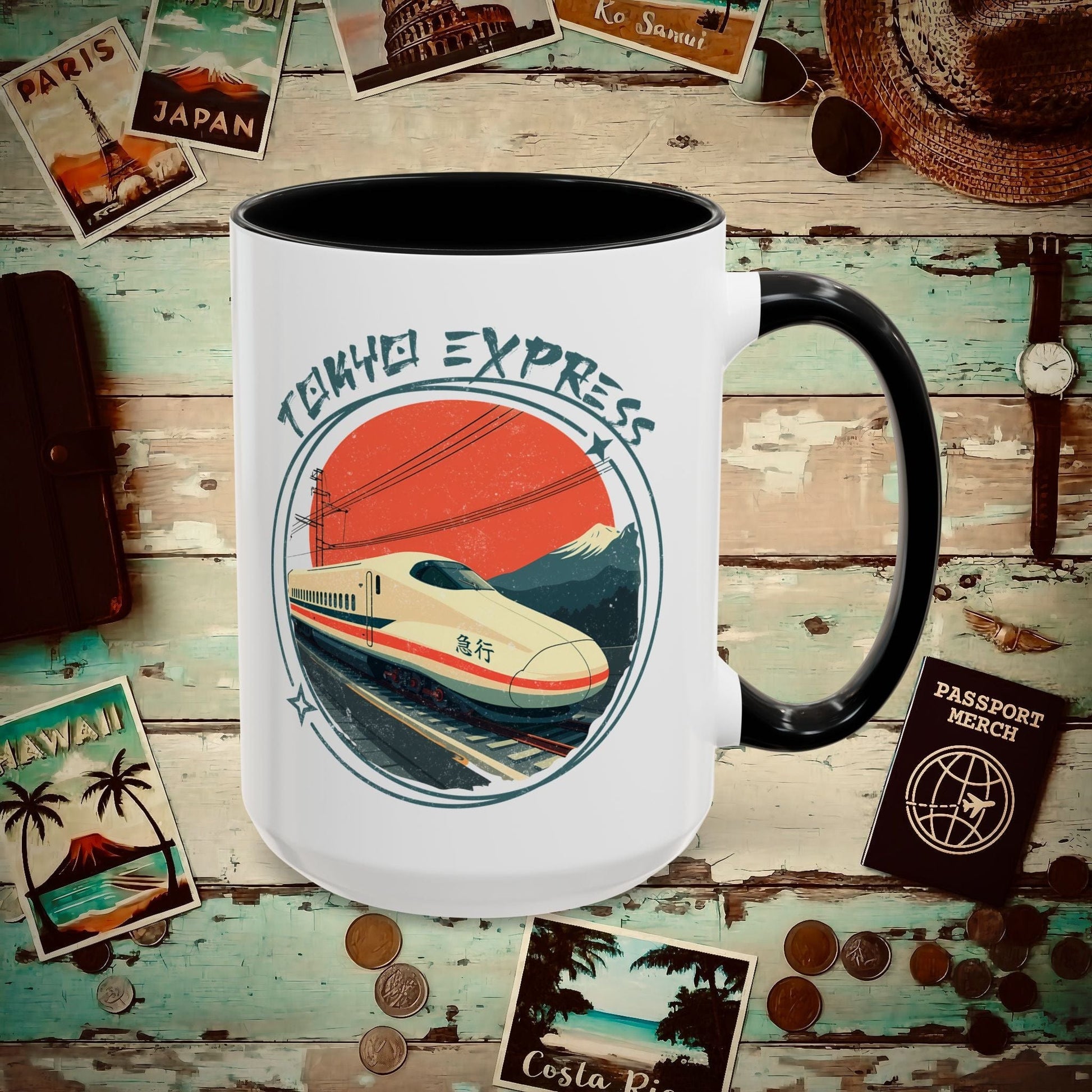 Tokyo Express, Japan 15oz Mug Black / 15oz