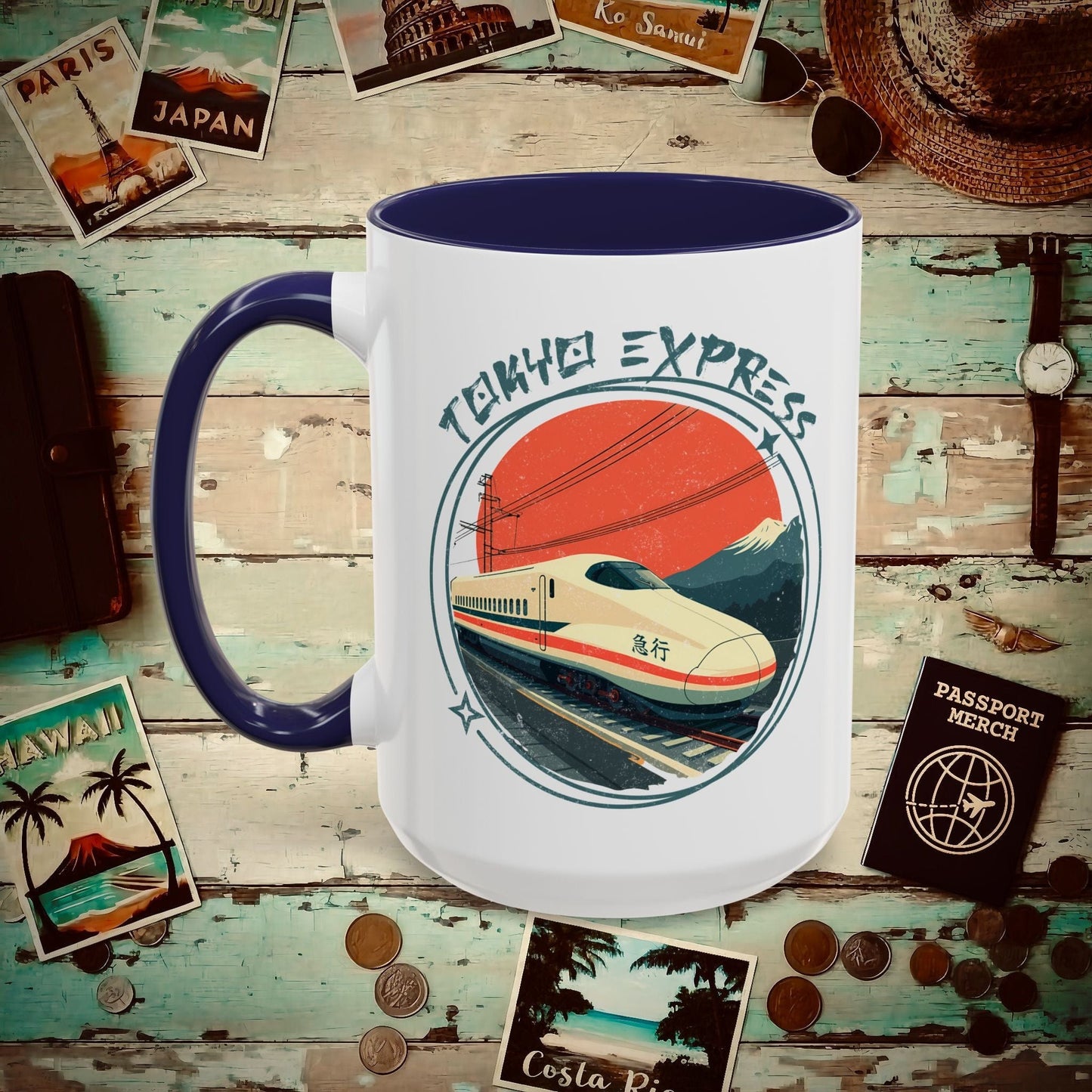Tokyo Express, Japan 15oz Mug Navy / 15oz