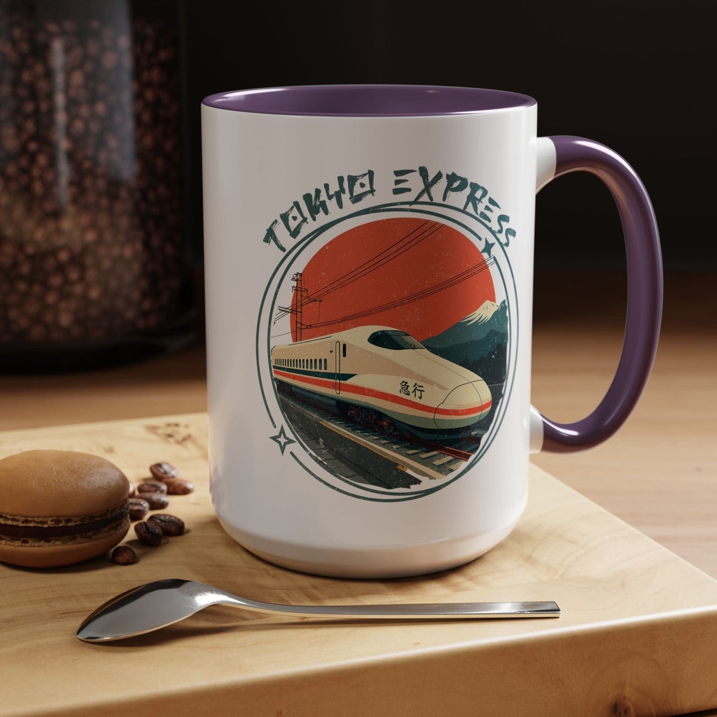 Tokyo Express, Japan 15oz Mug Purple / 15oz