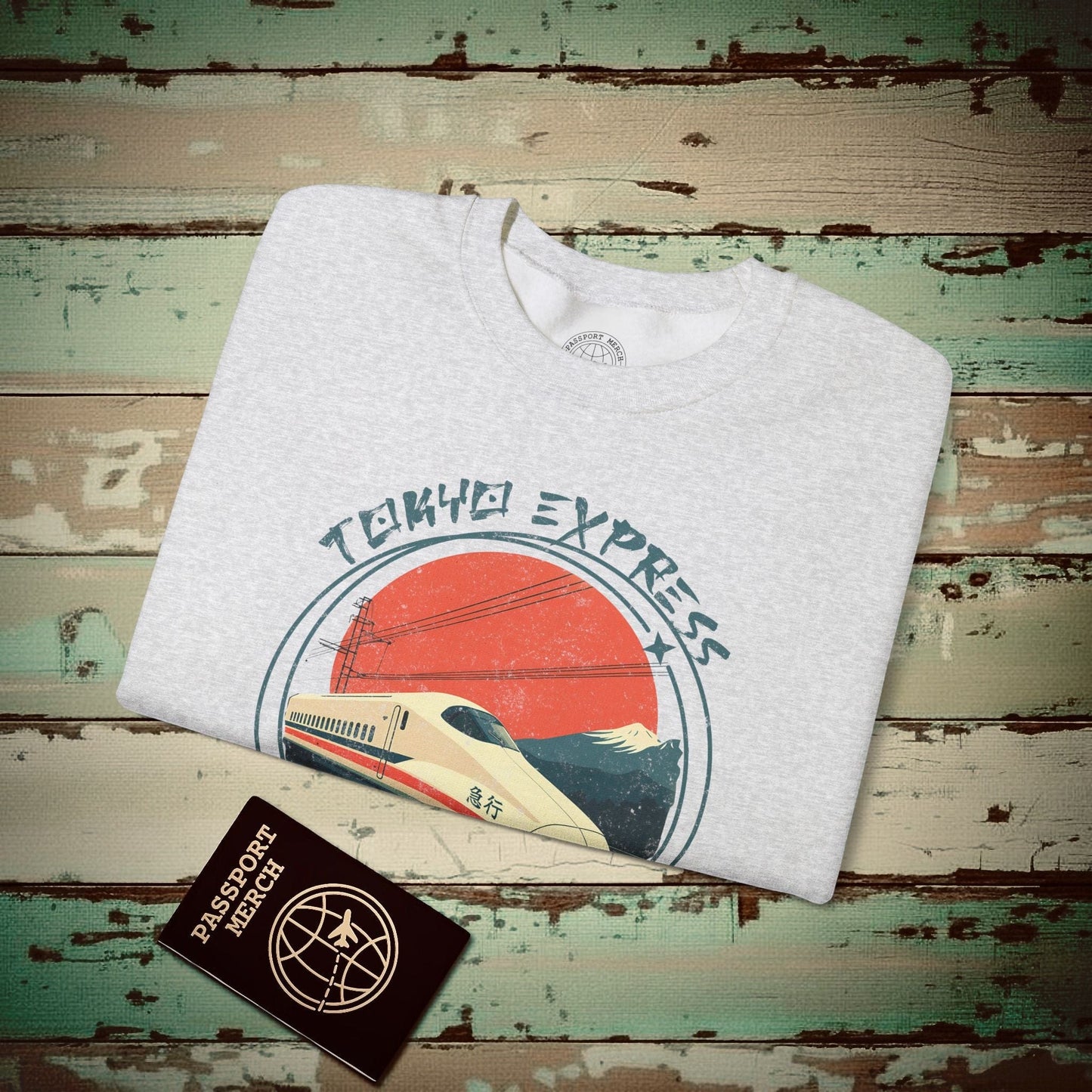 Tokyo Express, Japan Crewneck Ash / S
