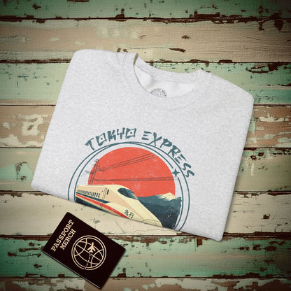 Tokyo Express, Japan Crewneck Ash / S
