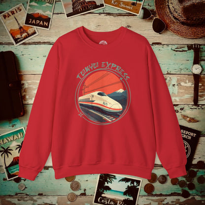 Tokyo Express, Japan Crewneck Red / S