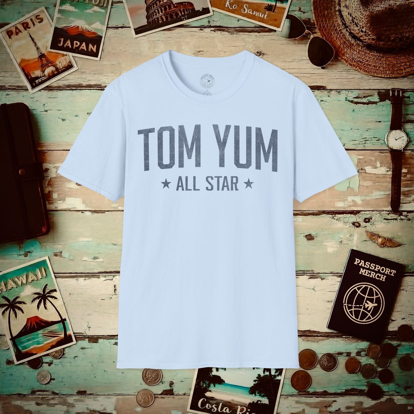 Tom Yum All Star, Thailand T-Shirt Light Blue / S