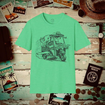 Tuk Tuk to Bangkok, Thailand T-Shirt Heather Irish Green / S