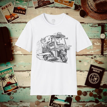 Tuk Tuk to Bangkok, Thailand T-Shirt White / S