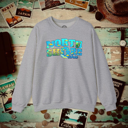 Underwater Dreams, North Shore Oahu, Hawaii Crewneck Sport Grey / S