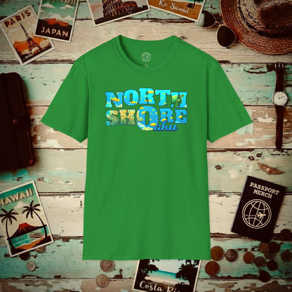 Underwater Dreams, North Shore Oahu, Hawaii T-Shirt Irish Green / S