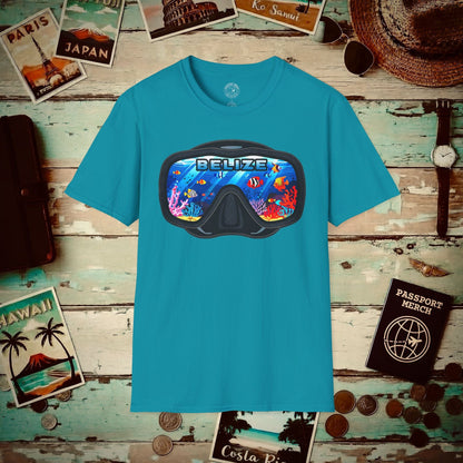 Underwater Reflections of Belize T-Shirt Tropical Blue / S