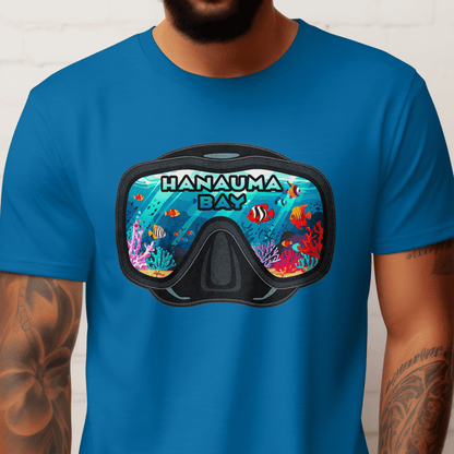 Underwater Reflections of Hanauma Bay Hawaii T-Shirt Sapphire / S