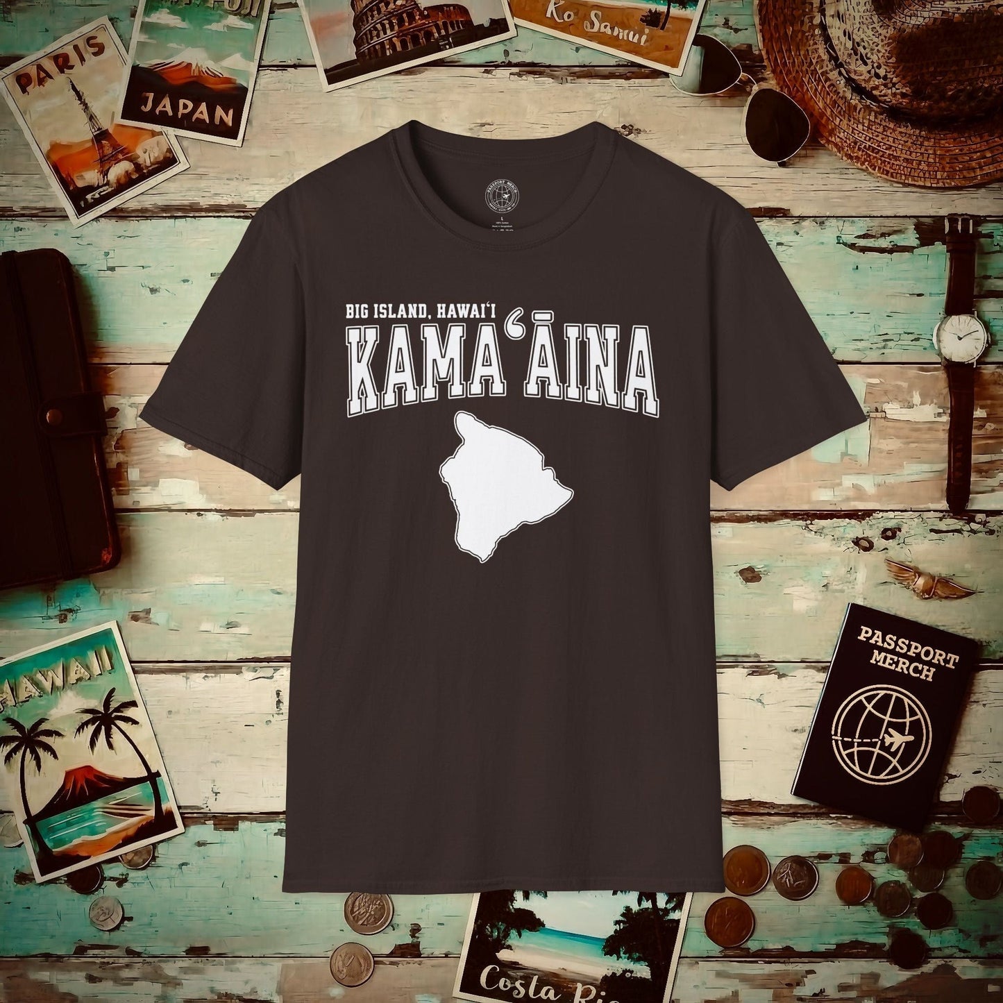 University (Kamaaina Edition), Big Island, Hawaii T-Shirt Dark Chocolate / S