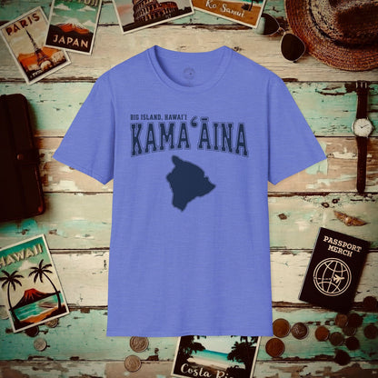 University (Kamaaina Edition), Big Island, Hawaii T-Shirt Heather Royal / S