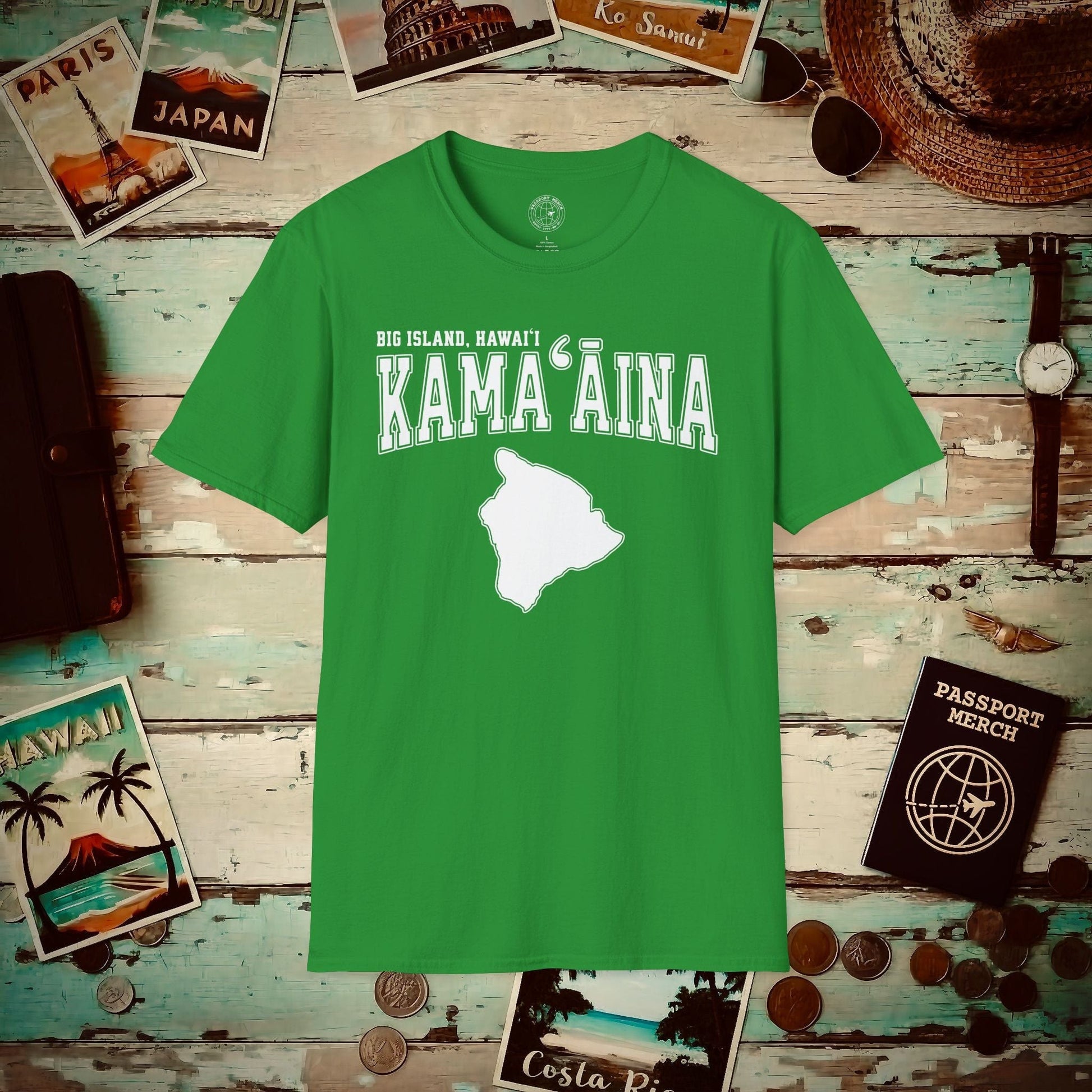 University (Kamaaina Edition), Big Island, Hawaii T-Shirt Irish Green / S