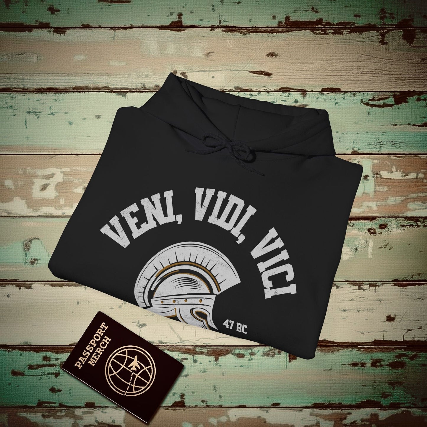 Veni, Vidi, Vici, Italy Hoodie Black / S