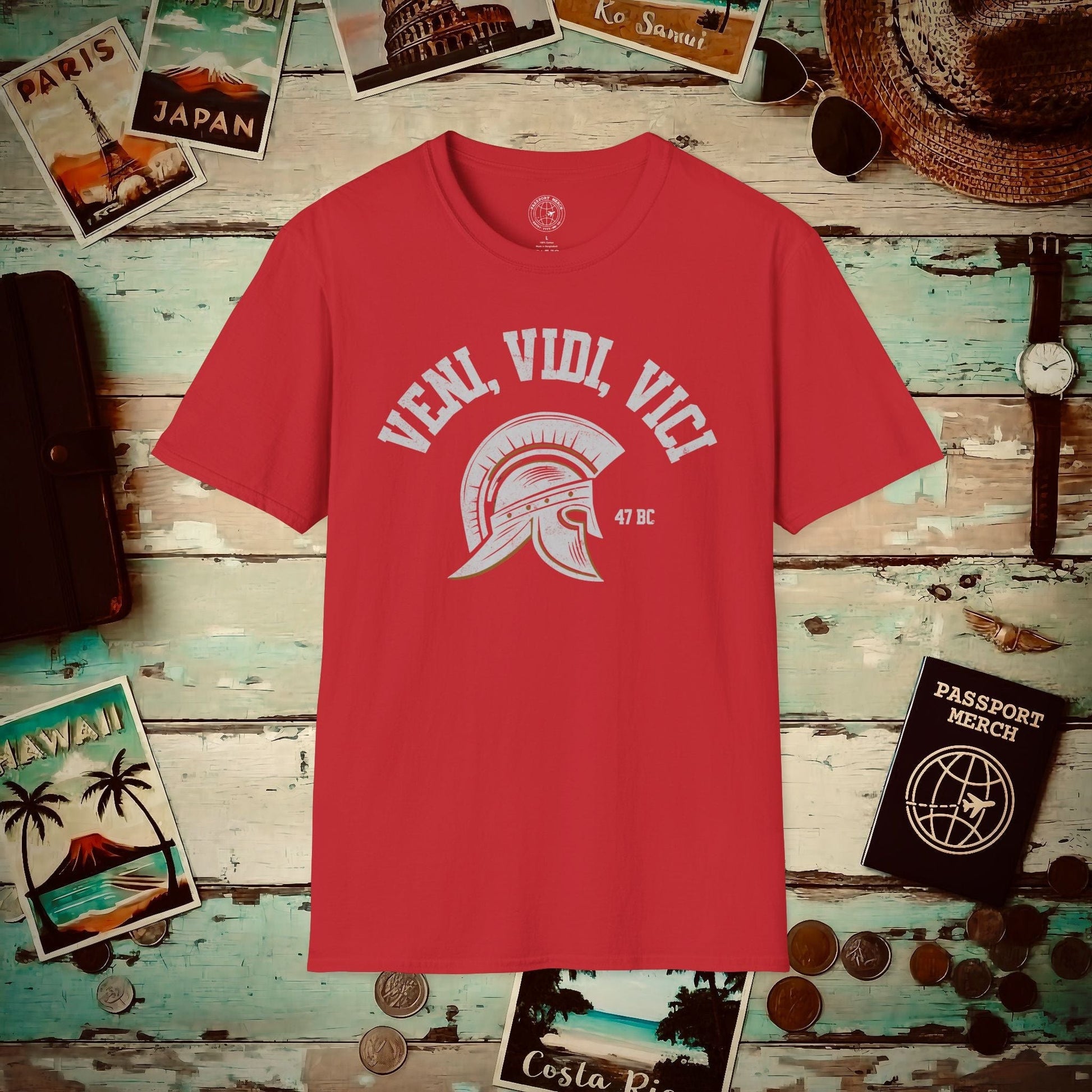 Veni, Vidi, Vici, Italy T-Shirt Red / S