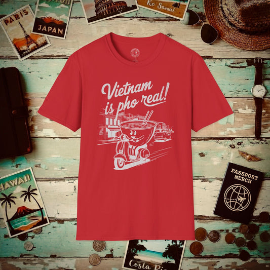 Vietnam is pho real! T-Shirt Red / S