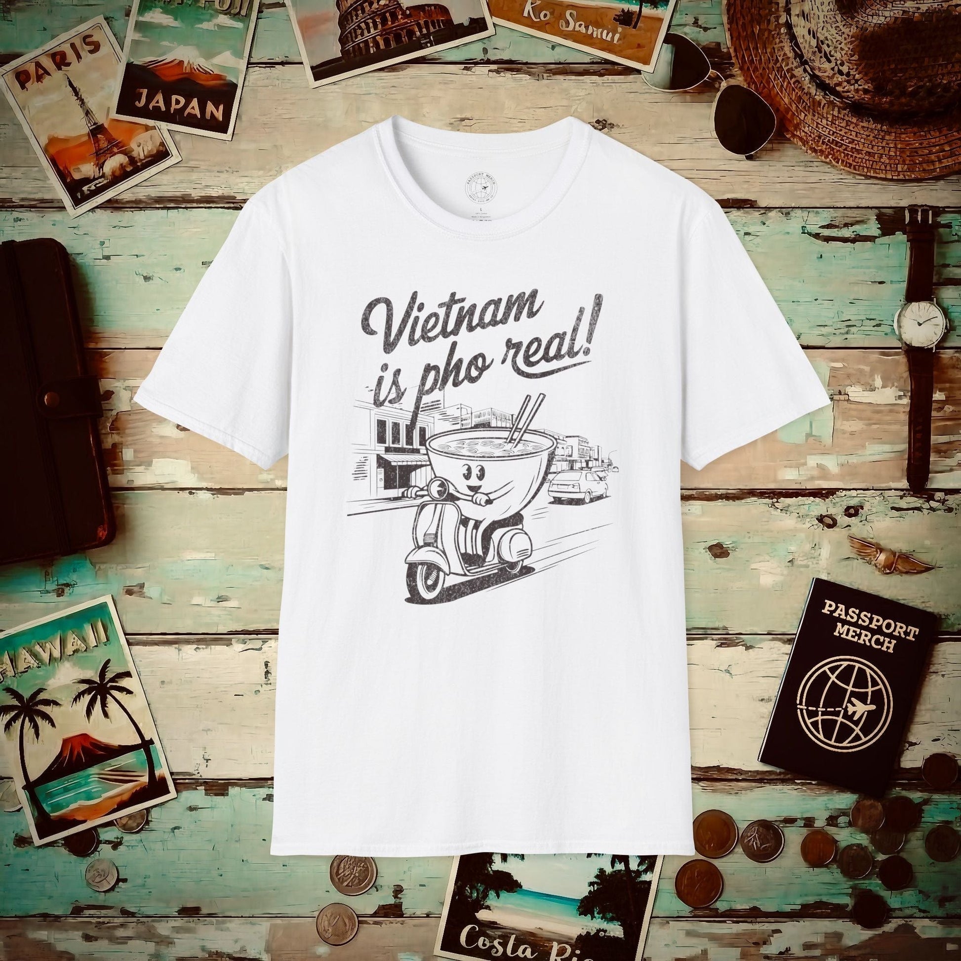 Vietnam is pho real! T-Shirt White / S