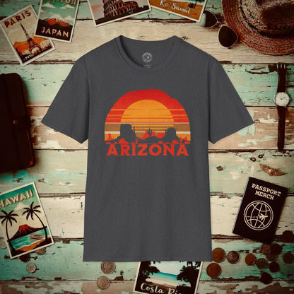 Vintage Arizona Sunset T-Shirt Dark Heather / S