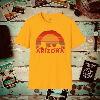 Vintage Arizona Sunset T-Shirt Gold / S