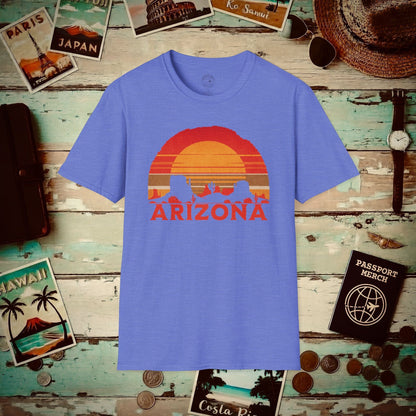 Vintage Arizona Sunset T-Shirt Heather Royal / S