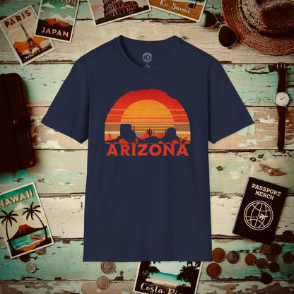 Vintage Arizona Sunset T-Shirt Navy / S
