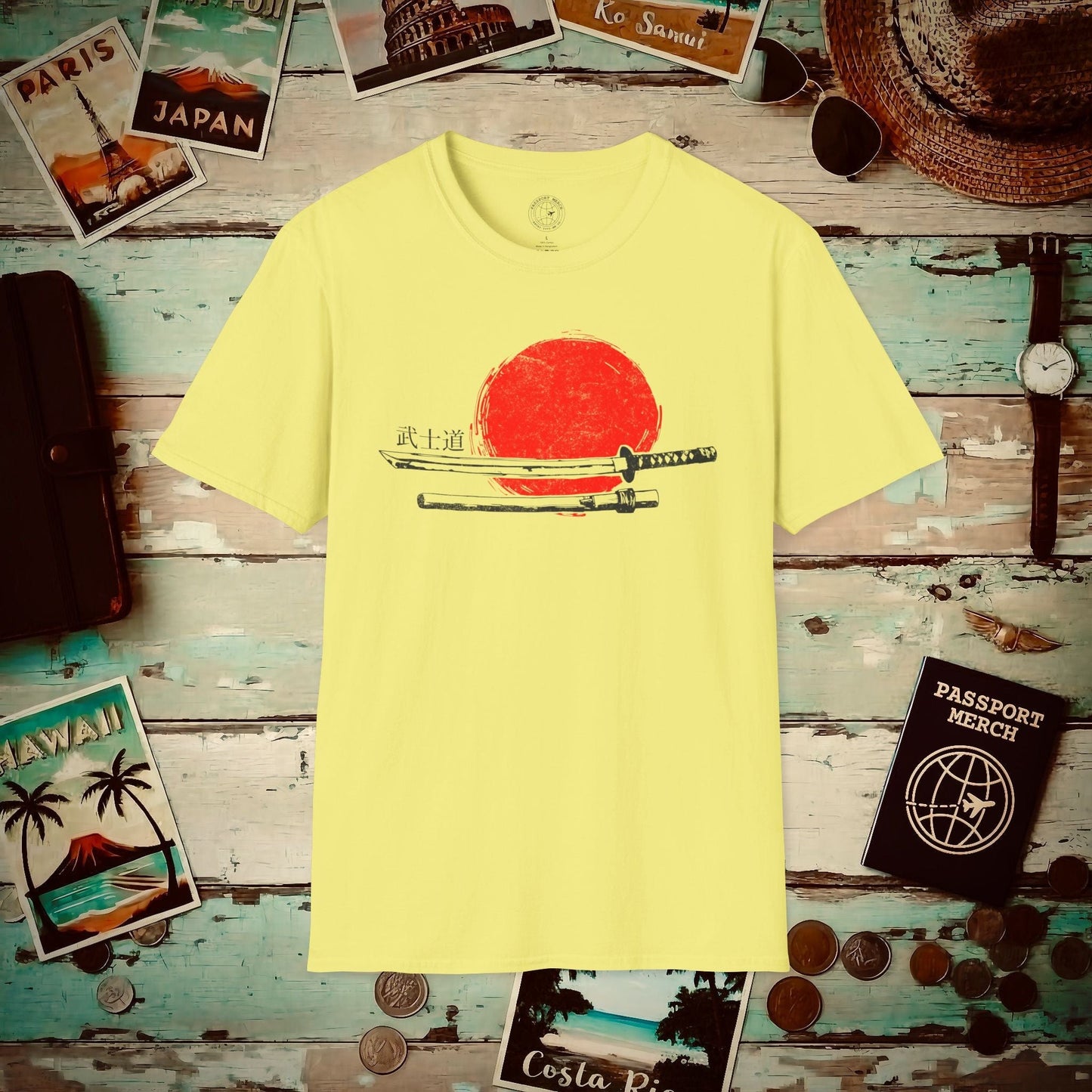 Vintage Bushido Blade, Japan T-Shirt Cornsilk / S