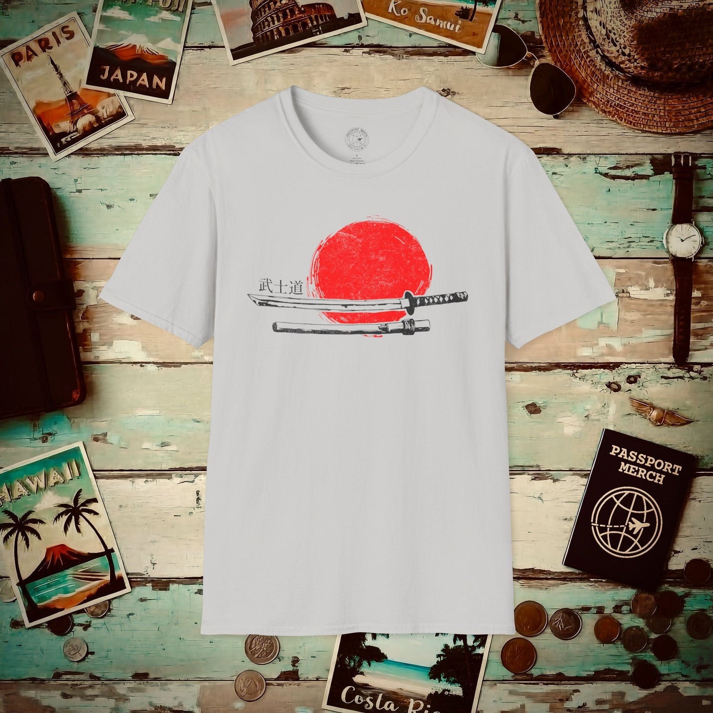 Vintage Bushido Blade, Japan T-Shirt Ice Grey / S