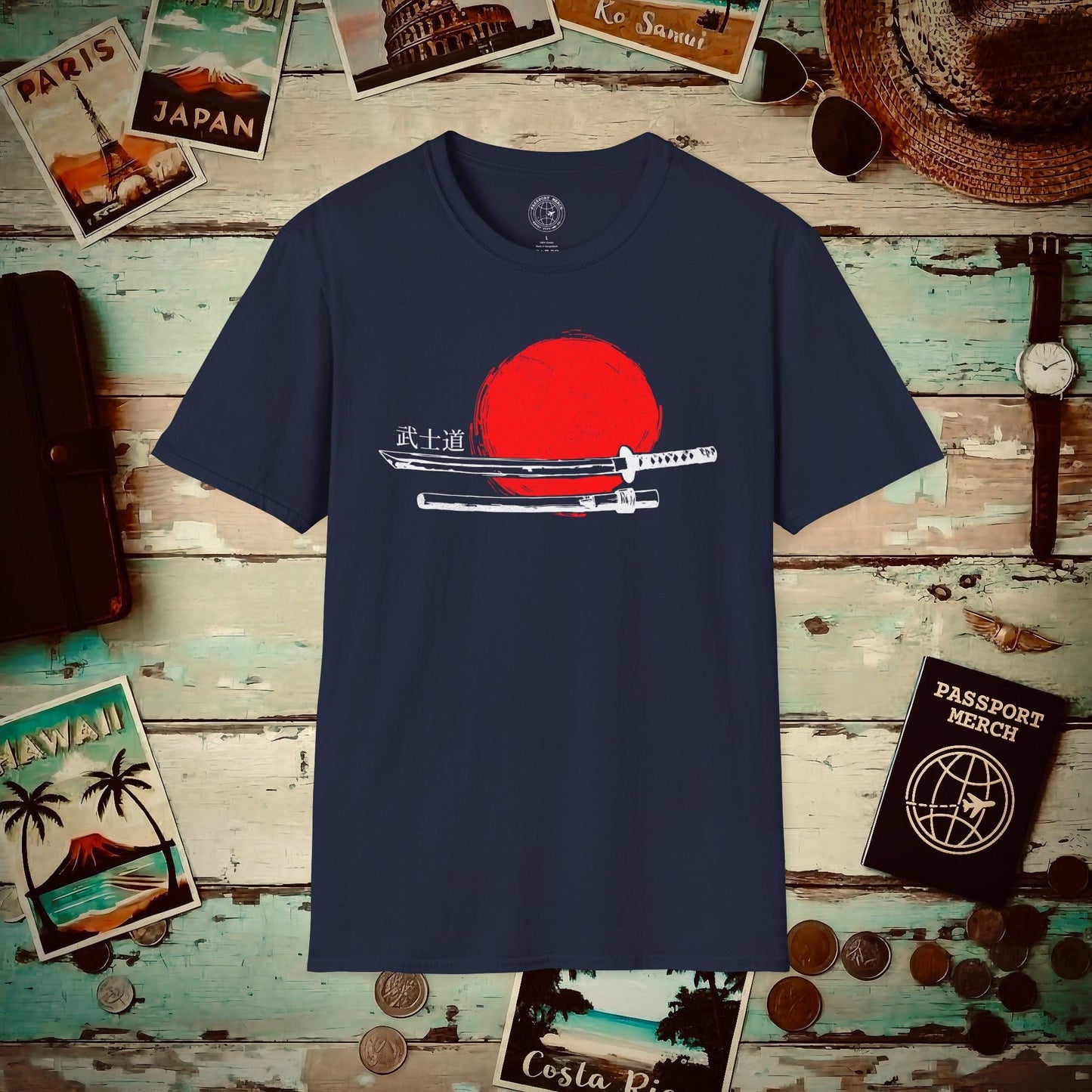 Vintage Bushido Blade, Japan T-Shirt Navy / S
