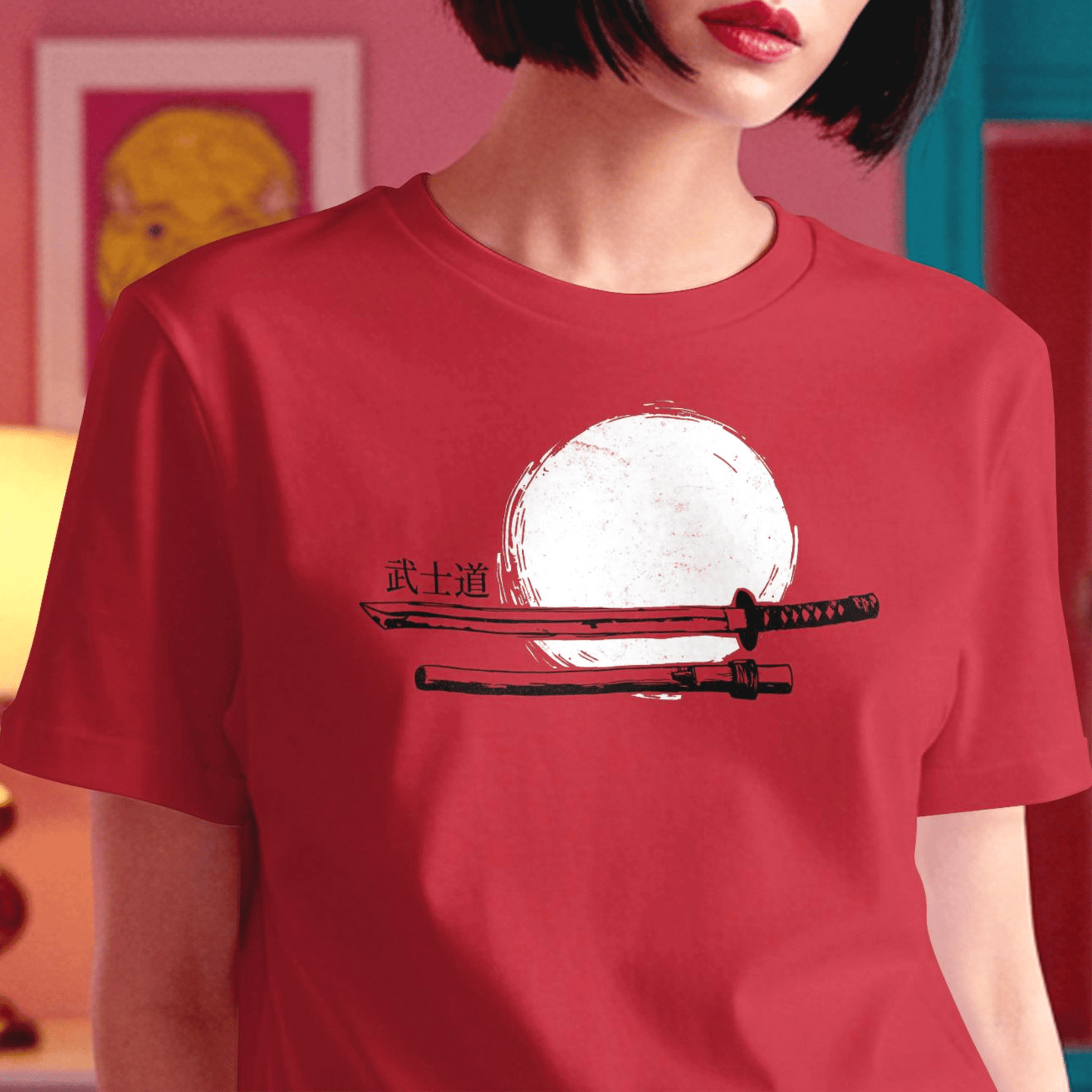 Vintage Bushido Blade, Japan T-Shirt Red / S