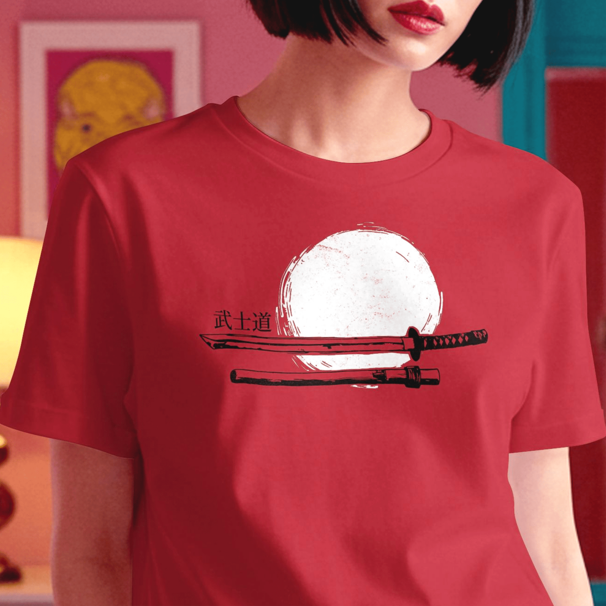 Vintage Bushido Blade, Japan T-Shirt Red / S