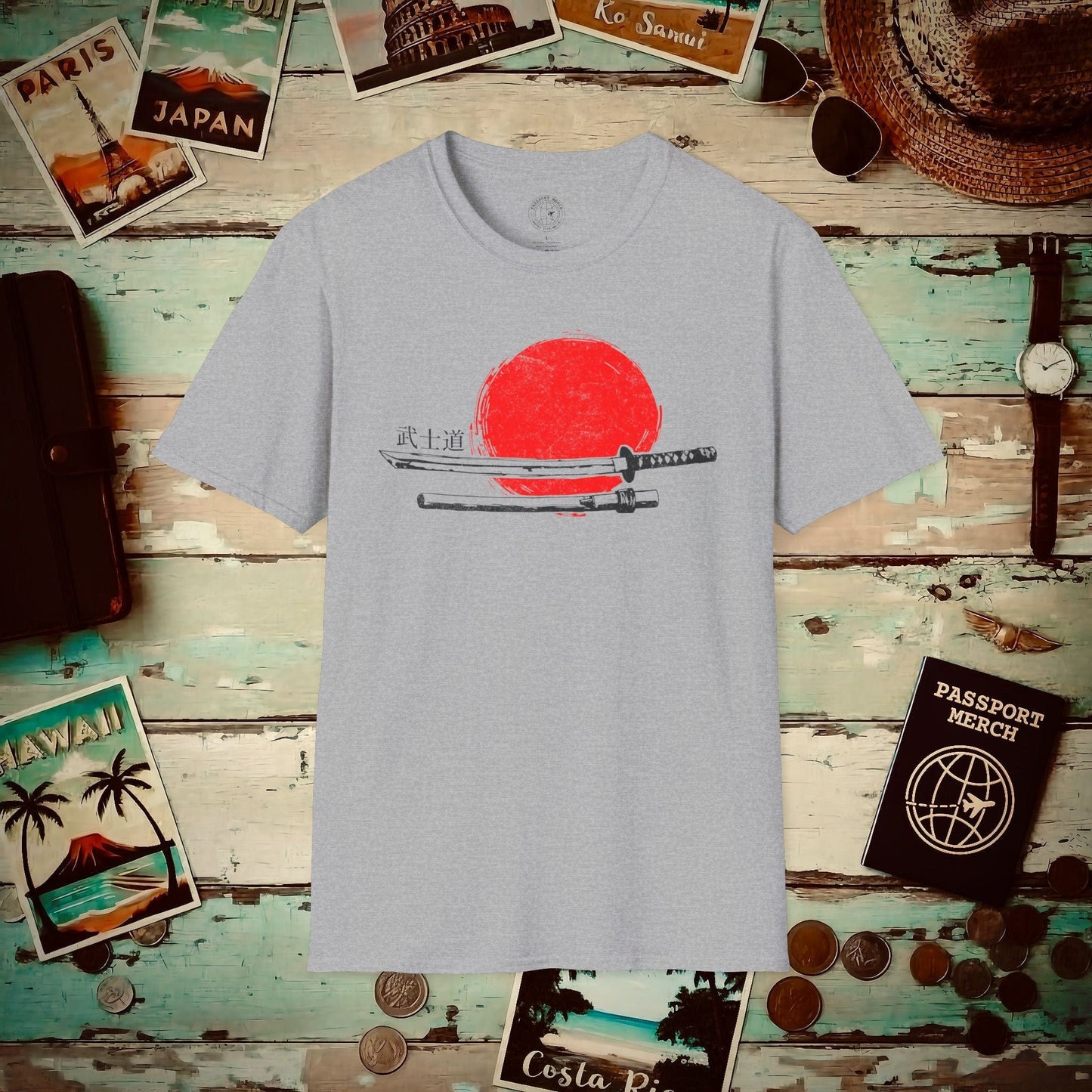 Vintage Bushido Blade, Japan T-Shirt Sport Grey / S