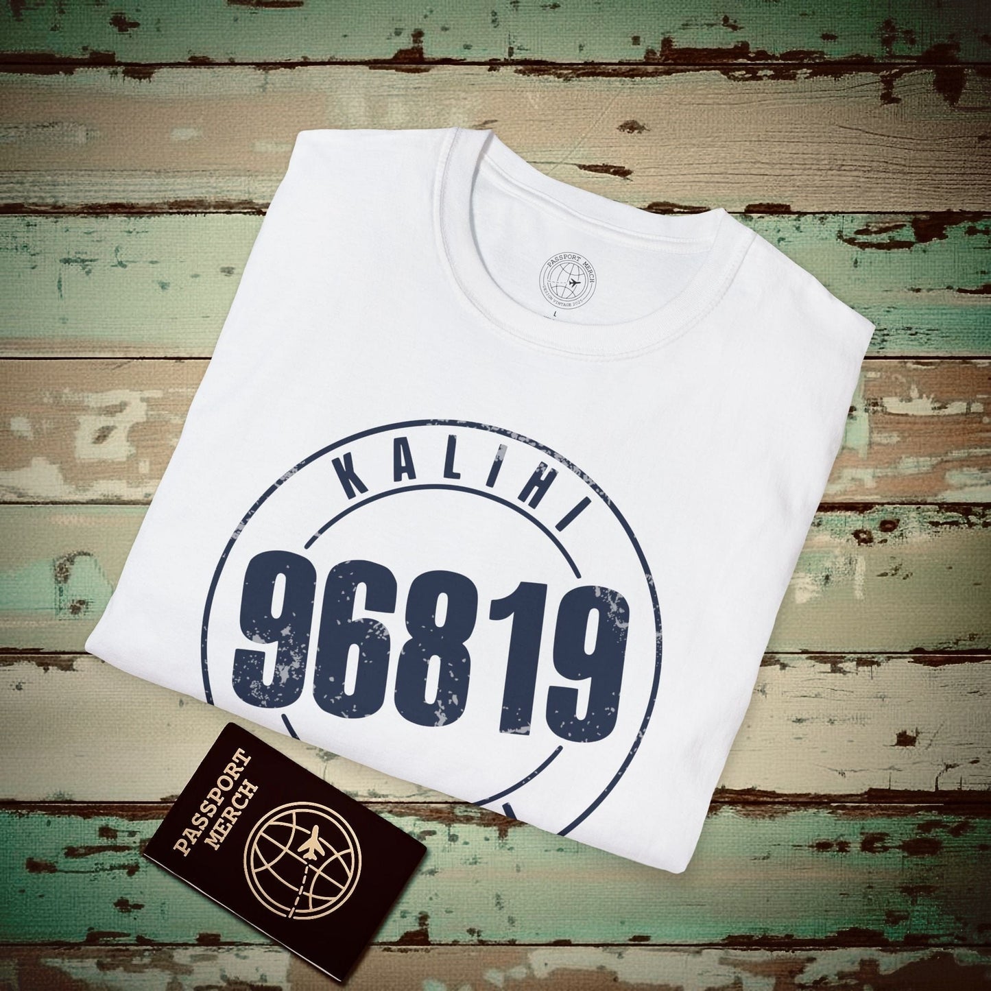 Vintage Kalihi Zip Code (Fan Service), Hawaii T-Shirt White / S