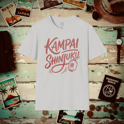 Vintage Kampai Shinjuku, Japan T-Shirt Ice Grey / S