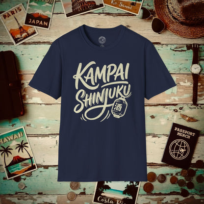 Vintage Kampai Shinjuku, Japan T-Shirt Navy / S