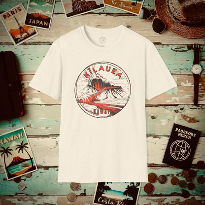 Vintage Kilauea Eruption, Hawaii T-Shirt Natural / S