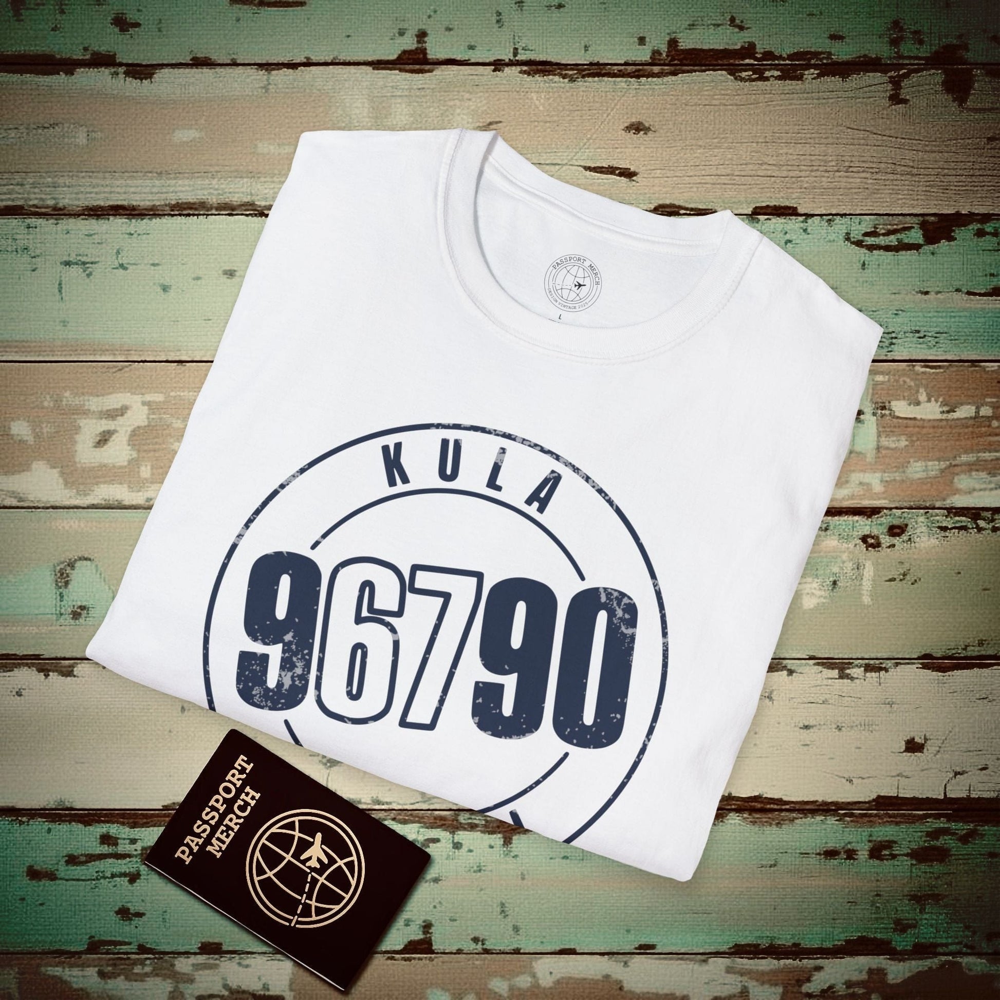 Vintage Kula Zip Code ("67" Pop Culture Edition), Hawaii T-Shirt White / S
