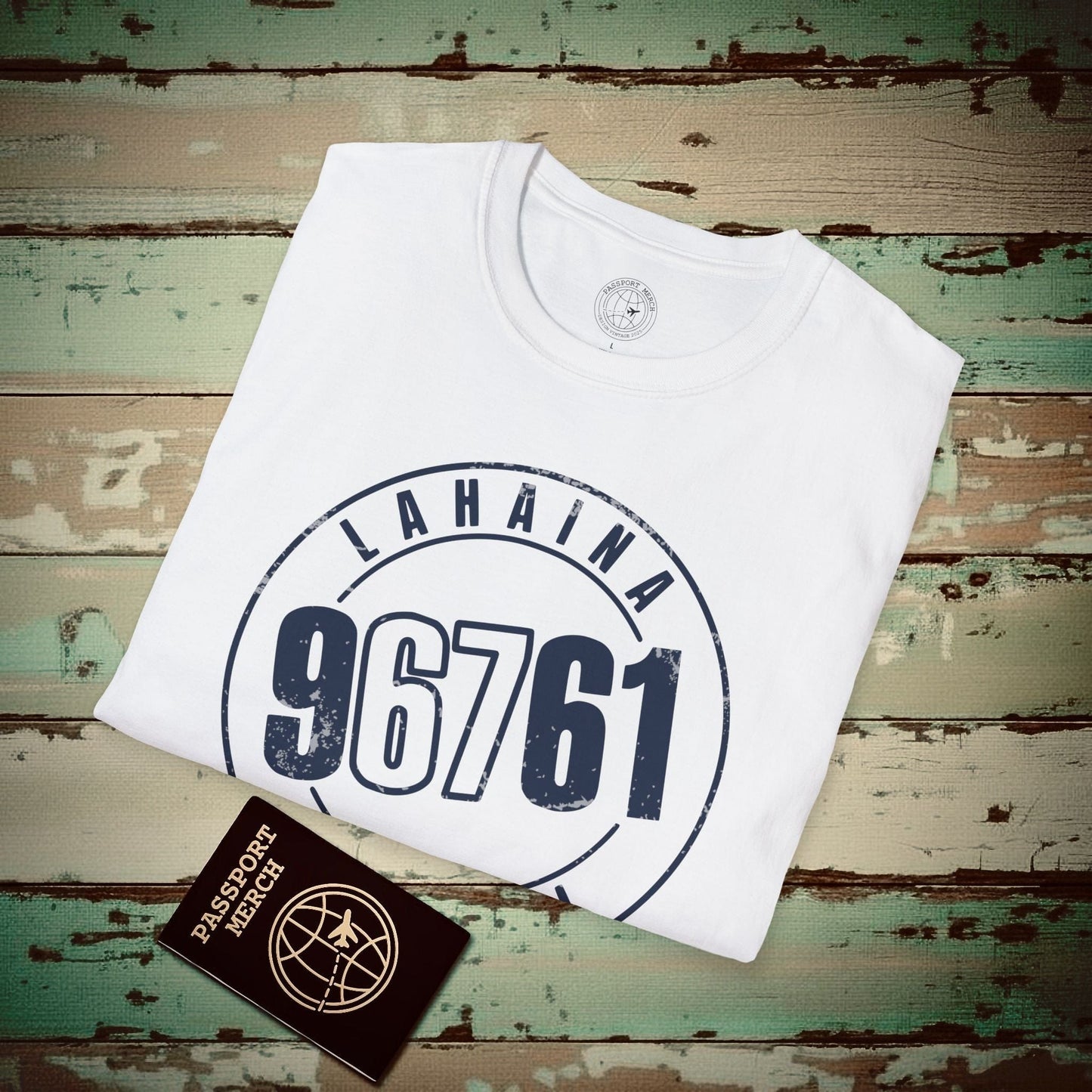 Vintage Lahaina Zip Code ("67" Pop Culture Edition), Hawaii T-Shirt White / S