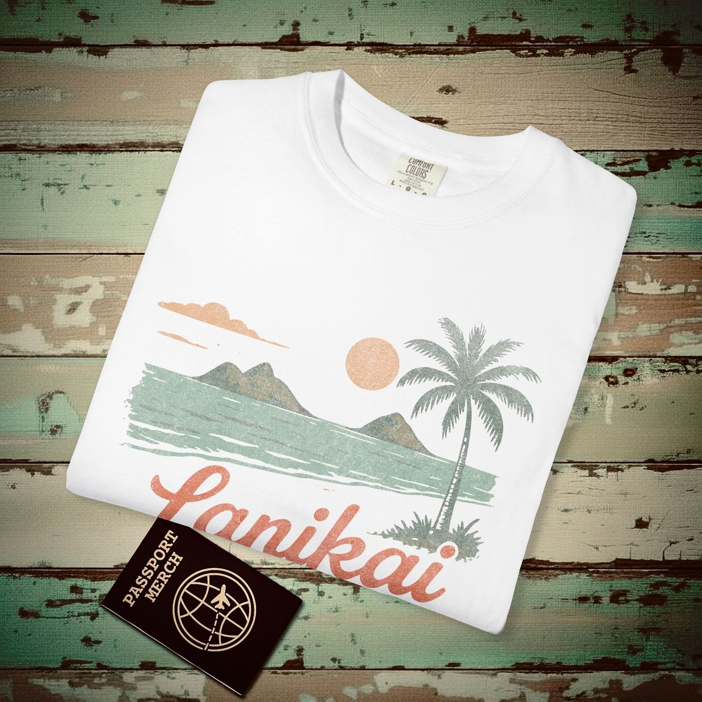 Vintage Lanikai, Oahu, Hawaii Heavy Tee