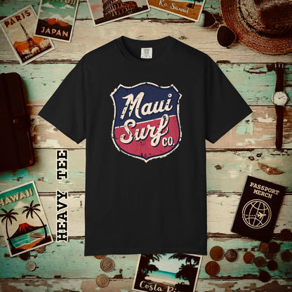 Vintage Maui Surf Co. Shield Hawaii Heavy Tee Black / S