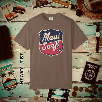 Vintage Maui Surf Co. Shield Hawaii Heavy Tee Espresso / S