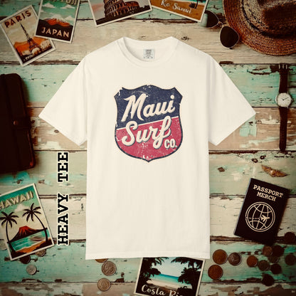 Vintage Maui Surf Co. Shield Hawaii Heavy Tee Ivory / S