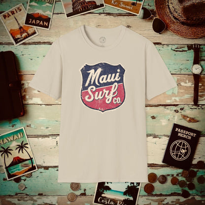 Vintage Maui Surf Co. Shield Hawaii T-Shirt Sand / S