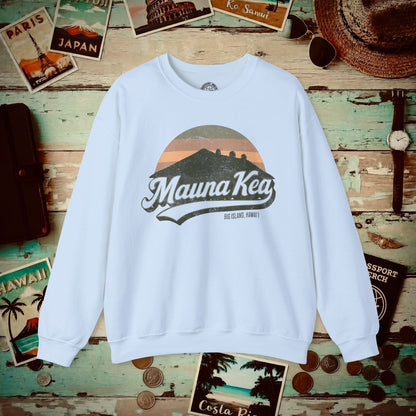 Vintage Mauna Kea, Big Island, Hawaii Crewneck Light Blue / S