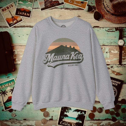 Vintage Mauna Kea, Big Island, Hawaii Crewneck Sport Grey / S