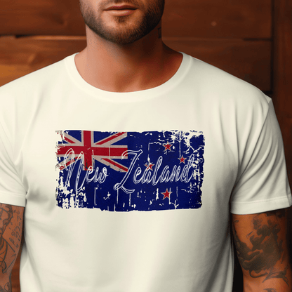 Vintage New Zealand Flag T-Shirt Natural / S